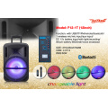 Plastic Shell 12" Portable Trolley Speaker with USB SD FM Remote Bluetooth F12-1